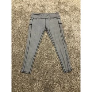 Z By Zobha Leggings XXL Grey Chevron Stretchy